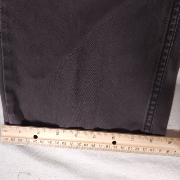Levis Charcoal Gray 559 Relaxed Fit Denim Pants Mens 36x30 Jeans RUNS SMALL - Picture 7 of 16